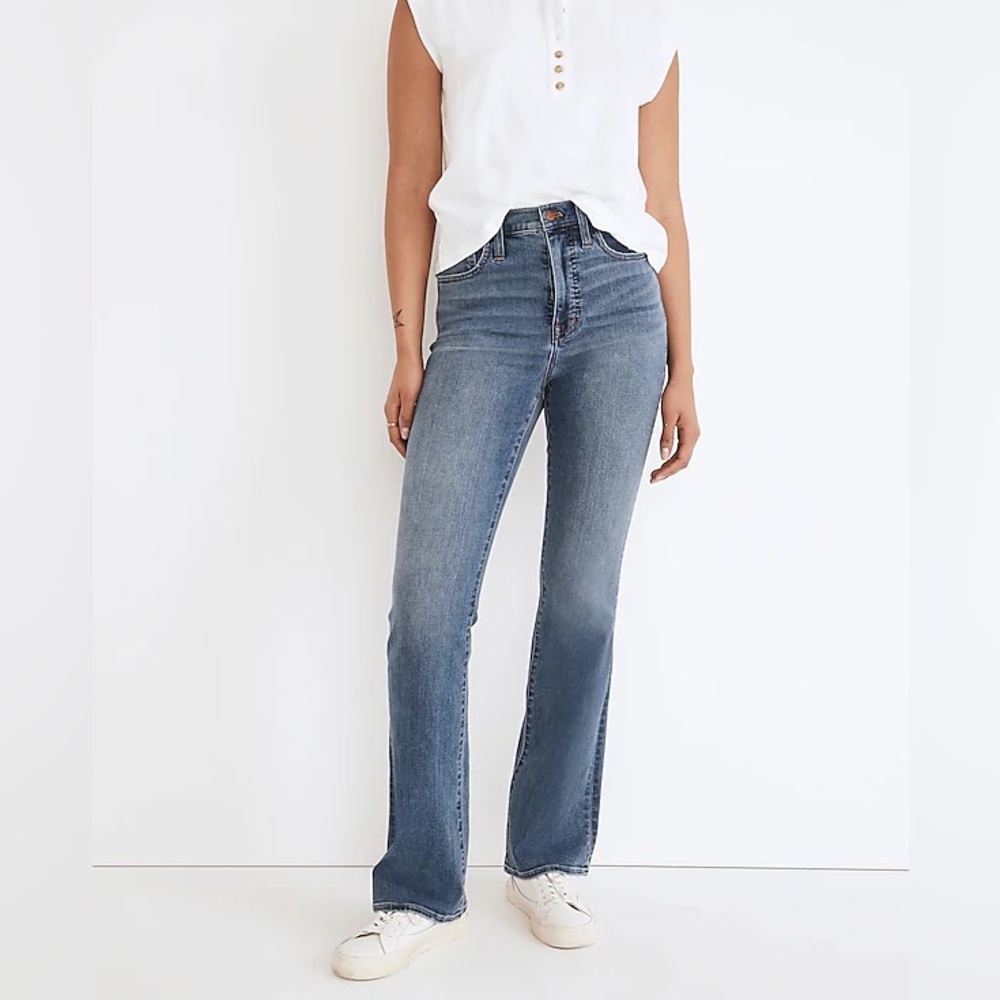 Madewell petite skinny flare